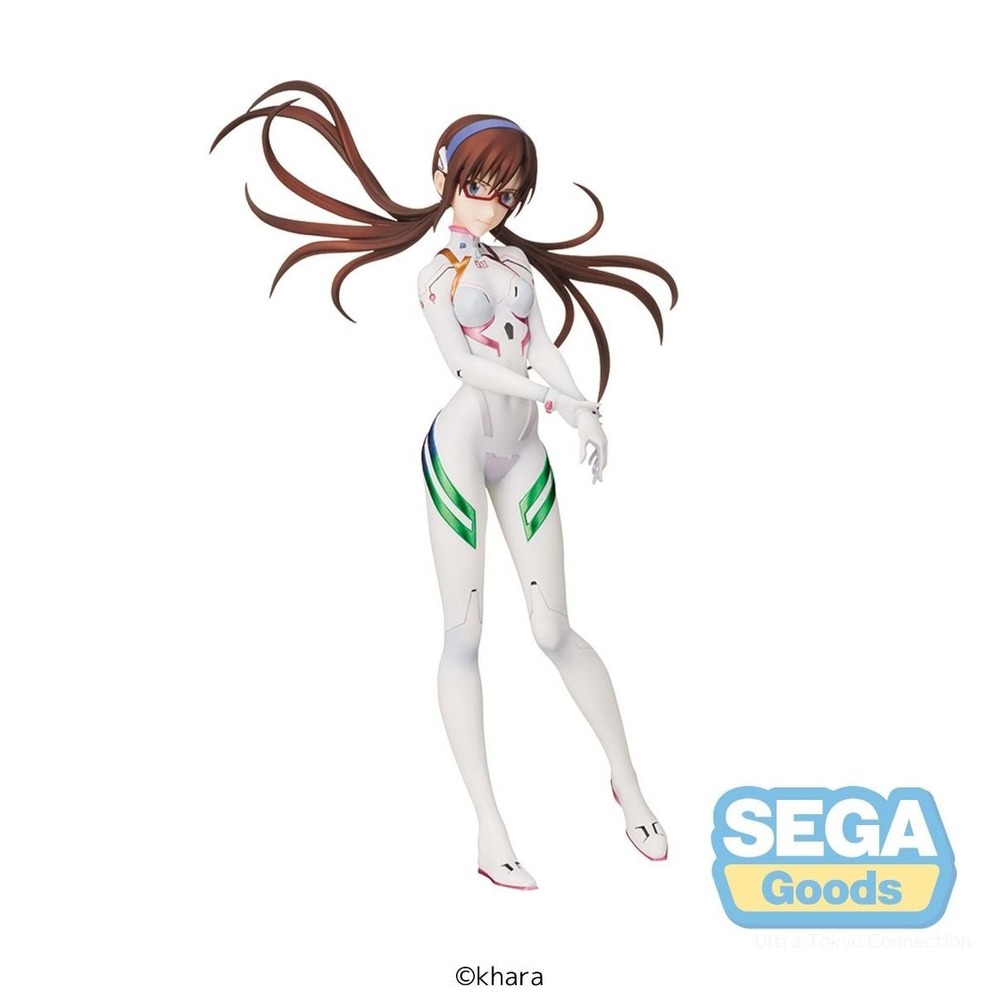 Sega Evangelion SPM Figure Mari Makinami Last Mission Activate Color NIB US Sell